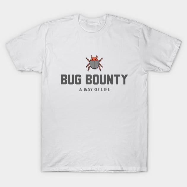 Cyber Security Bug Bounty - A Way of life T-Shirt by Cyber Club Tees